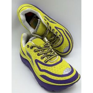 ALTRA Paradigm Yellow Purple Zero‎ Drop Cushioned Running Shoes Size 6.5